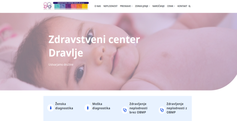 Neplodnost ZC Dravlje Ljubljana